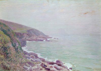 The Welsh Coastline, Misty Morning by Alfred Sisley